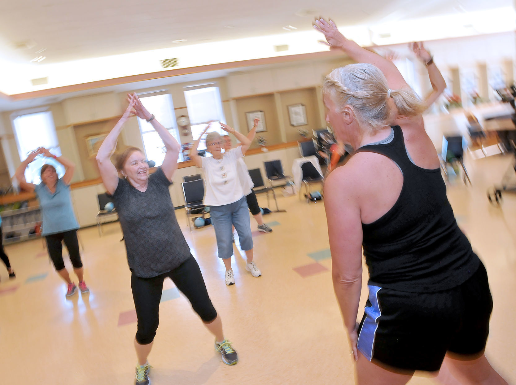 Attleboro Seniors Exercising